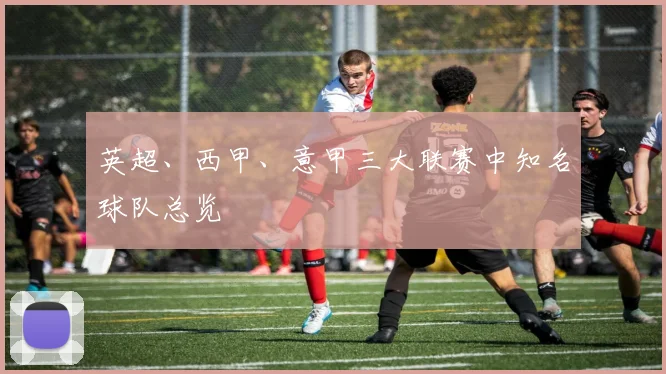 英超、西甲、意甲三大联赛中知名球队总览